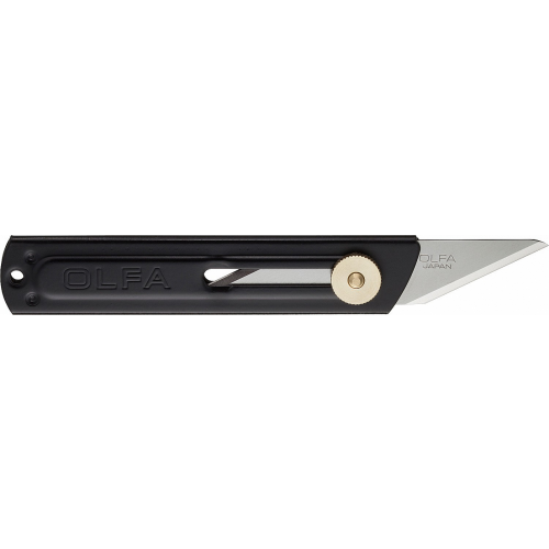 Нож OLFA с выдвижным 2 сторонним лезвием 18 мм хозяйственный метал корпус Olfa OL-CK-1