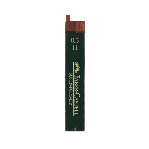 Набор грифелей для механического карандаша "Super Polymer" 12 шт, 0,5 мм H Faber–Сastell FC-120511