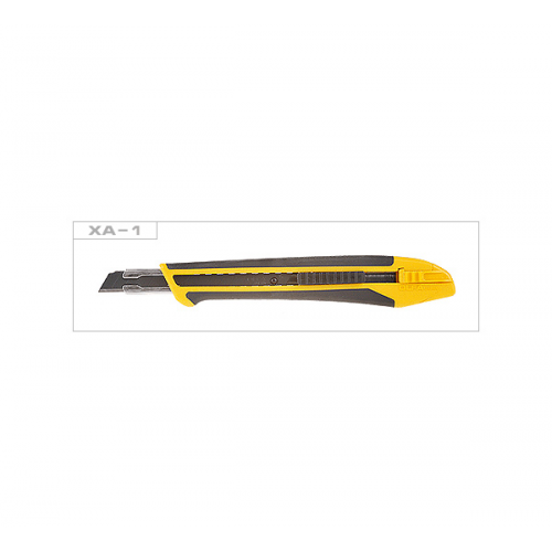 Нож OLFA с выдвижным лезвием 9 мм "Standard Models" с противоскользящим покрытием, автофиксатор Olfa OL-XA-1