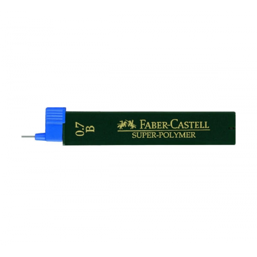 Набор грифелей для механического карандаша "Super Polymer" 12 шт, 0,7 мм Faber–Сastell FC-120702;FC-120701;FC-120711;FC-120700