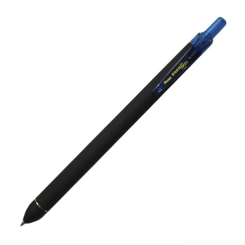 Гелевая ручка автомат Pentel "Energel" 0,5 мм корпус Soft Touch, синий стержень PEN-BLN435R1-C