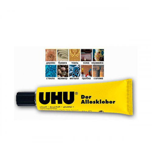 Клей универсальный UHU "Alleskleber Gel" 35 мл, в блистере Uhu UHU-46300/B