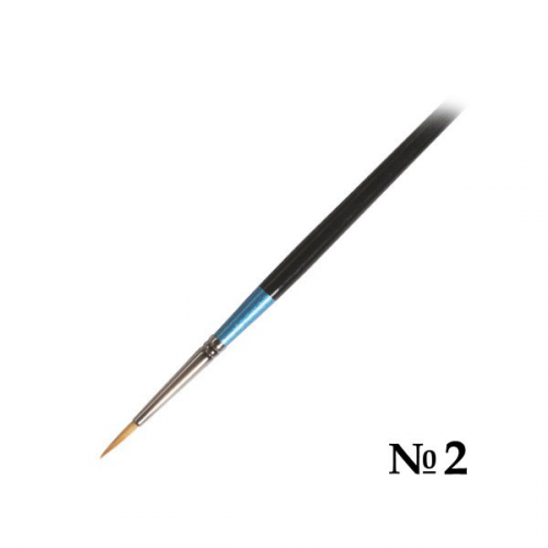 Кисть синтетика №2 круглая Daler-Rowney "AQUAFINE" короткая ручка DR-282085002