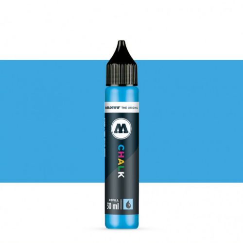 Заправка для маркеров Molotow "CHALK Refill" 30 мл Неоновый синий MLT-693709