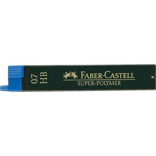 Набор грифелей для механического карандаша "Super Polymer" 12 шт, 0,7 мм HB Faber–Сastell FC-120700