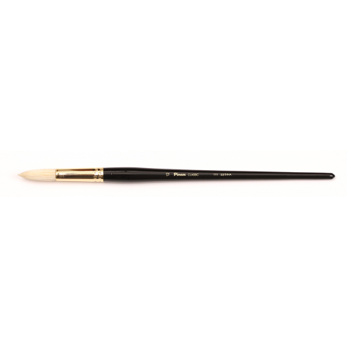 Кисть щетина №12 круглая Pinax "Classic 111" длинная ручка P-111012