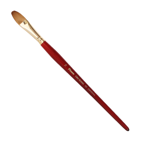 Кисть синтетика №14 овальная Pinax "Oro Rosso 757" короткая ручка P-757014
