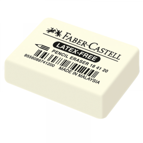 Ластик Faber-castell 7041 для чернографитных и цветных карандашей из каучука Faber–Сastell FC-184120