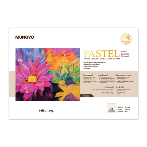 Альбом-склейка для пастели MUNGYO "Pastel" А4 30 л 160 г (белая бумага) Mungyo MNG-MPPPA4W