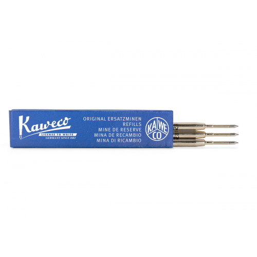 Набор стержней для шариковых ручек KAWECO G2, 3 шт, 0,8 мм, синий Kaweco KW10000373