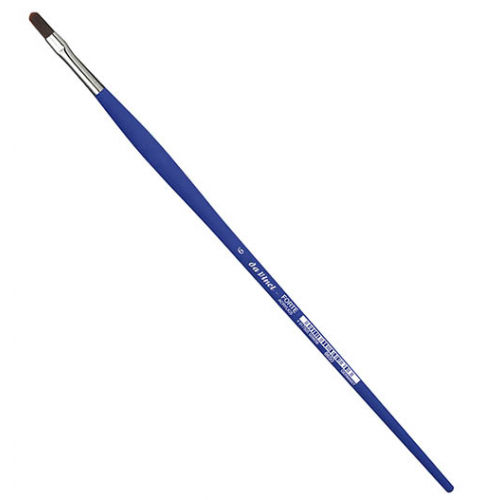 Кисть синтетика №6 овальная Da Vinci "Forte-Acrylics" 8650 длинная ручка DV-8650-6