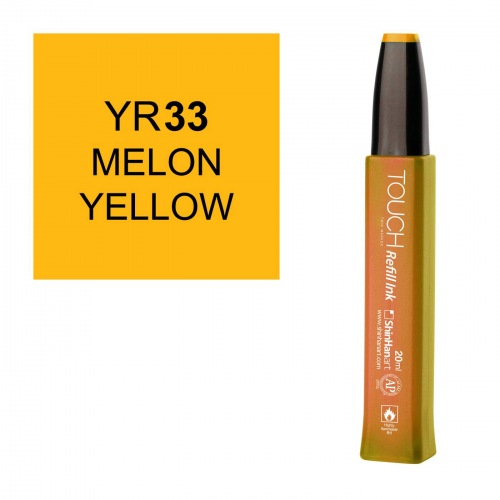 Заправка для маркеров Touch "Refill Ink" 20 мл YR33 Желтая дыня ShinHan Art (Touch) T-YR33