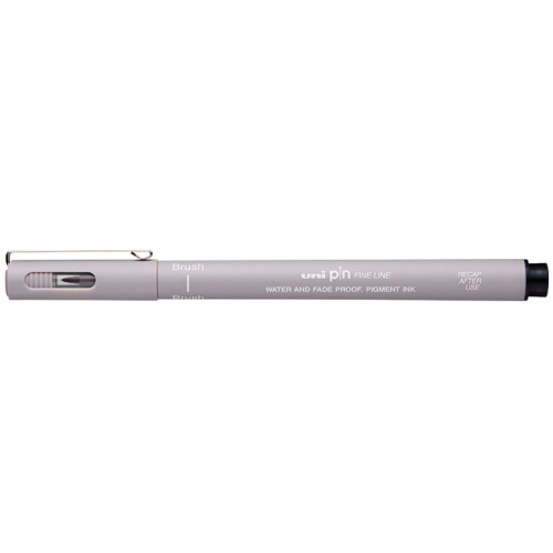 Линер UNI PIN brush 200 (S) кисть, светло-серый Uni UNI-161097