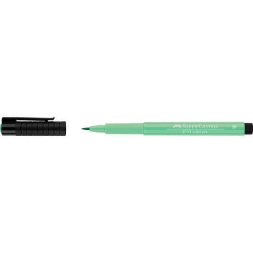 Ручка капиллярная Faber-Castell "Pitt artist pen" B, зеленый Faber–Сastell FC-167462
