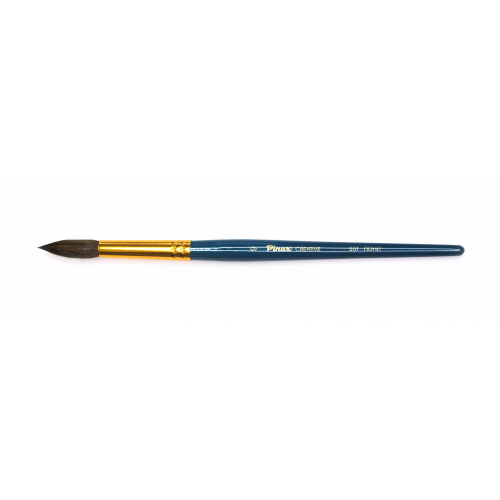 Кисть пони №9 круглая Pinax "Creative 551" короткая ручка P-551009