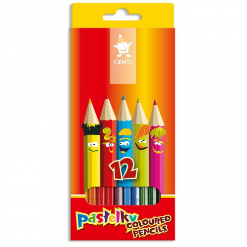 Набор карандашей цветных Koh-I-Noor "Pastelky" 12 шт в картоне Koh–i–Noor KIN-2142