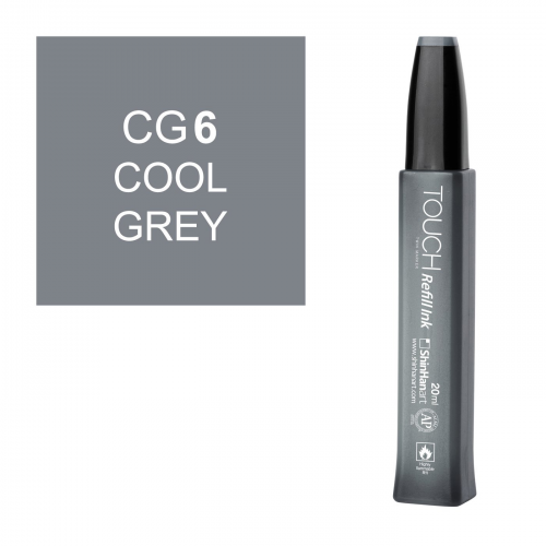 Заправка для маркеров Touch "Refill Ink" 20 мл CG6 Холодный серый ShinHan Art (Touch) T-CG6