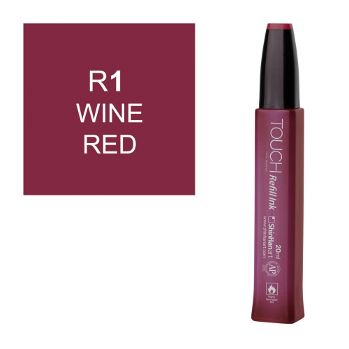 Заправка для маркеров Touch "Refill Ink" 20 мл R1 Красное вино ShinHan Art (Touch) T-R1