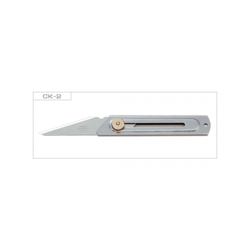 Нож OLFA с выдвижным лезвием 20 мм хозяйственный, корпус и лезвие из нержавеющей стали Olfa OL-CK-2