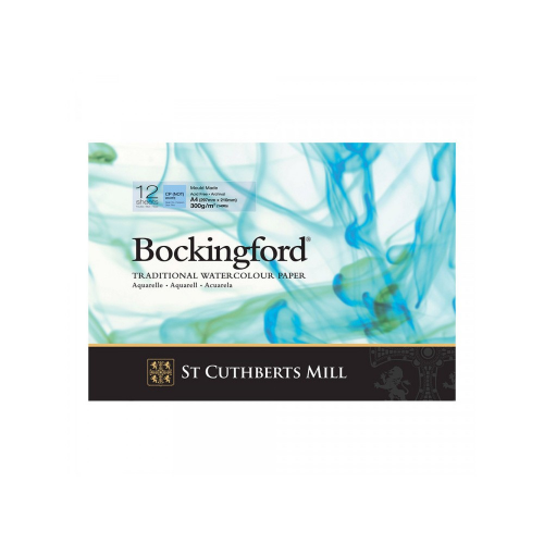 Альбом-склейка для акварели Bockingford C.P. среднее зерно 21х29,7 см 12 л 300 г белый St Cuthberts Mill SCM-4713000101DQ
