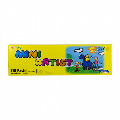Набор масляной пастели Mungyo Mini 25 цв, в картонной коробке MNG-MGMOPS25