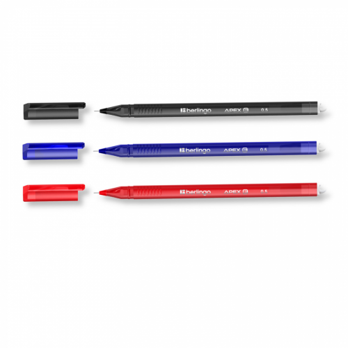 Ручка гелевая стираемая Berlingo "Apex E" 0,5 мм, трехгранная Brg-CGp_50213;Brg-CGp_50212;Brg-CGp_50211