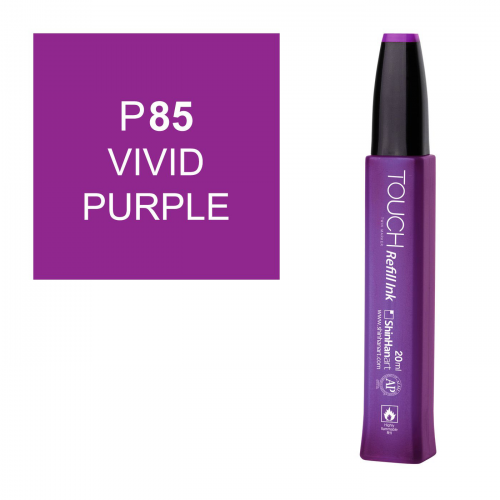 Заправка для маркеров Touch "Refill Ink" 20 мл P85 Яркий фиолетовый ShinHan Art (Touch) T-P85