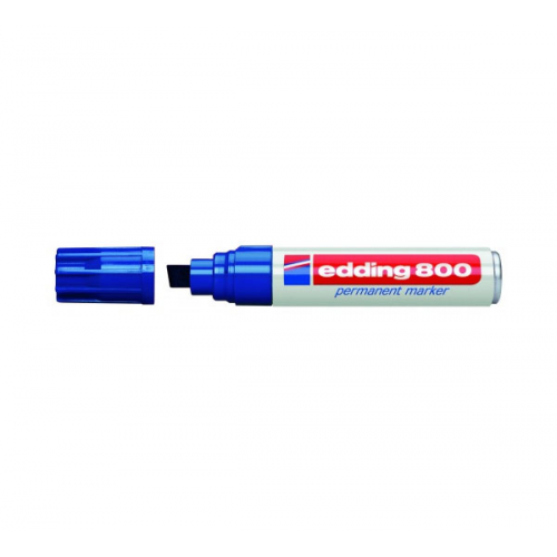 Маркер перманентный Edding "800" 4-12 мм с квадратным наконечником, синий E-800-3