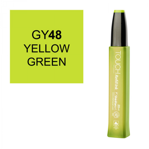 Заправка для маркеров Touch "Refill Ink" 20 мл GY48 Зелено-желтый ShinHan Art (Touch) T-GY48