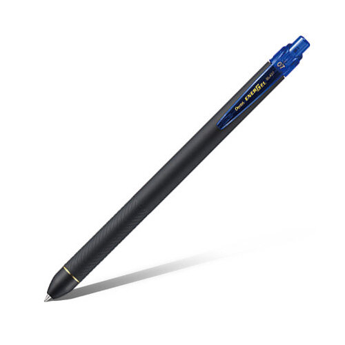 Гелевая ручка автомат Pentel "Energel" 0,7 мм корпус Soft Touch, синий стержень PEN-BL437R1-C