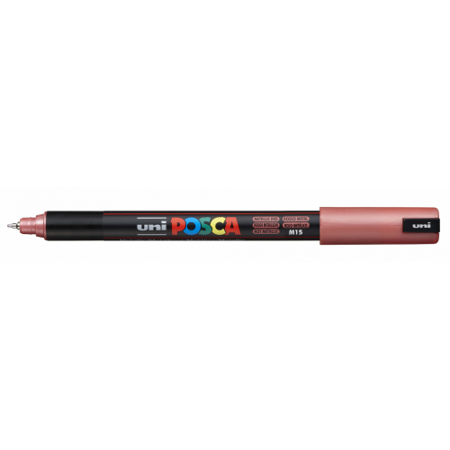 Маркер UNI "POSCA" PC-1MR, 0,7 мм, наконечник игольчатый, цвет красный металлик Uni UNI-149672