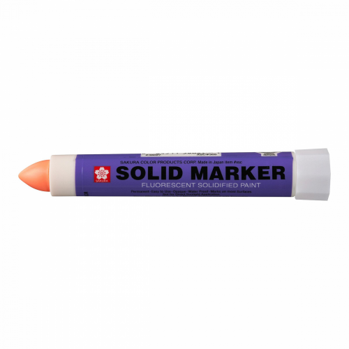 Маркер на твердой основе для высоких температур Sakura "Solid" 13 мм флуоресцентный Оранжевый Sakura-XSC#305