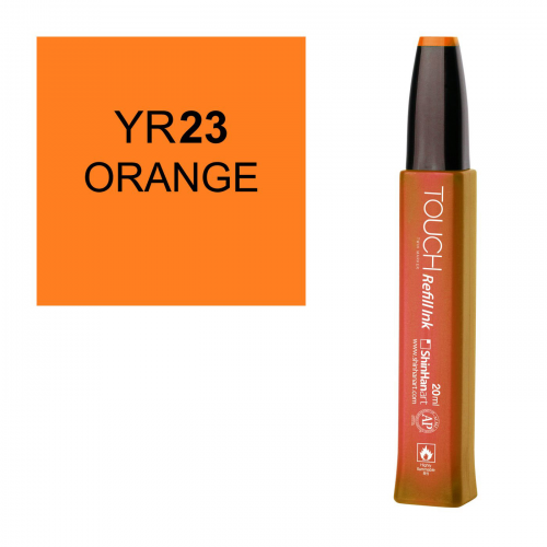 Заправка для маркеров Touch "Refill Ink" 20 мл YR23 Оранжевый ShinHan Art (Touch) T-YR23