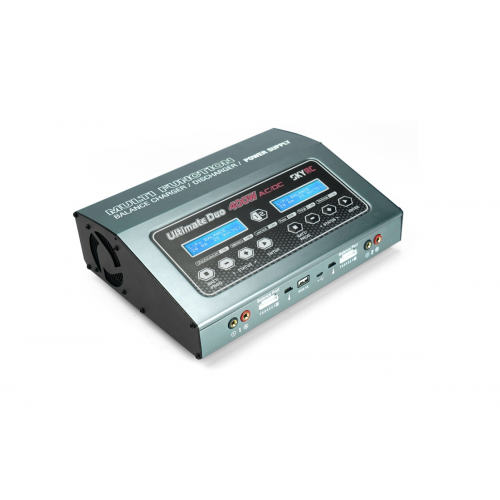 Зарядное устройство Универсальное двухканальное зарядное устройство для аккумуляторов SkyRC D400 (220V, 400W, C:20A, D:5A) SK-100123-01