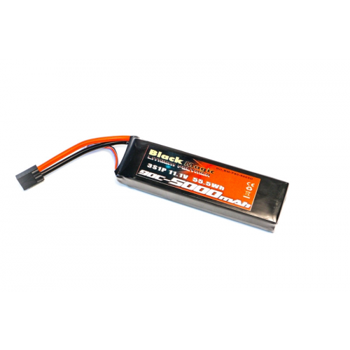 Аккумулятор для радиоуправляемых моделей Black Magic 11.1V 5000mAh 90C LiPo TRX plug BM-F90-5003D