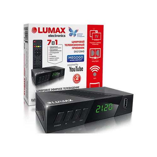 Цифровой телевизионный ресивер Lumax DV 2120 HD