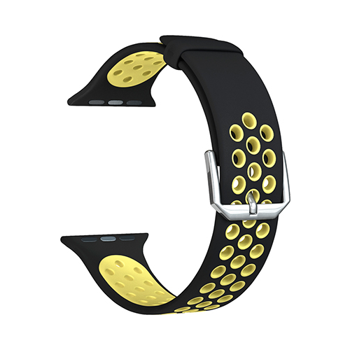 Ремешок для часов Lyambda для Apple Watch 38/40 mm ALIOTH DS-APS01-21-40-YL Black/Yellow