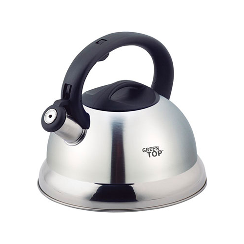 Чайник KORALL GS-04017A-2.7L 2.7л со свистком бакелит.ручка стальной цвет матов.верх