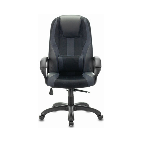 Кресло Brabix PREMIUM ''Rapid GM-102'' НАГРУЗКА 180 кг экокожа/ткань черное/серое 532105