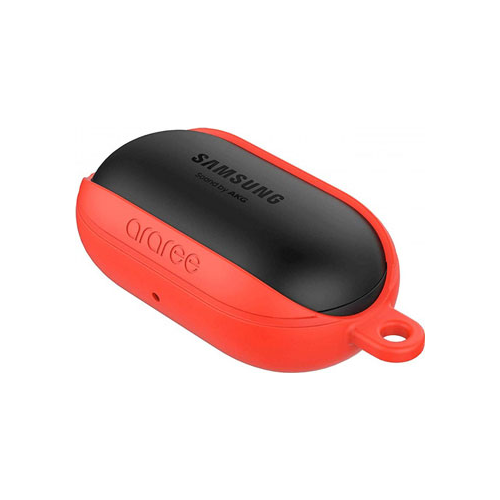 Силиконовый чехол Samsung araree Bean для Galaxy Buds Live красный (GP-R170KDFPBRD)