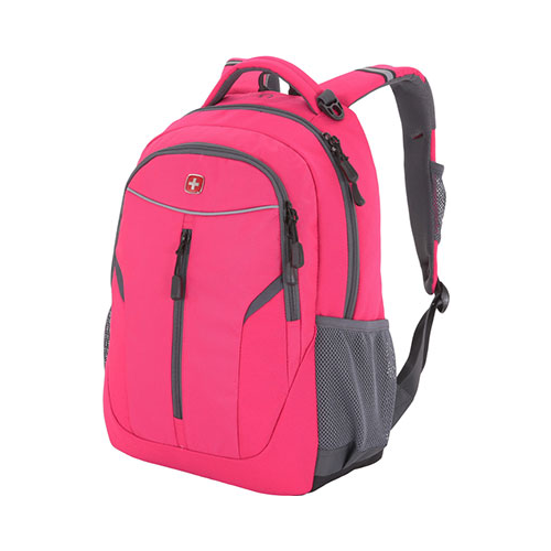 Рюкзак для города Wenger розовый/серый полиэстер 600D/420D 32x15x45 см 22 л 3020804408-2