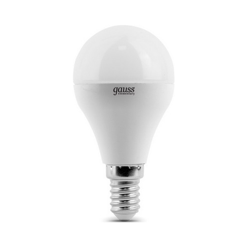Лампа GAUSS LED Elementary Globe 6W E 14 2700 K 53116