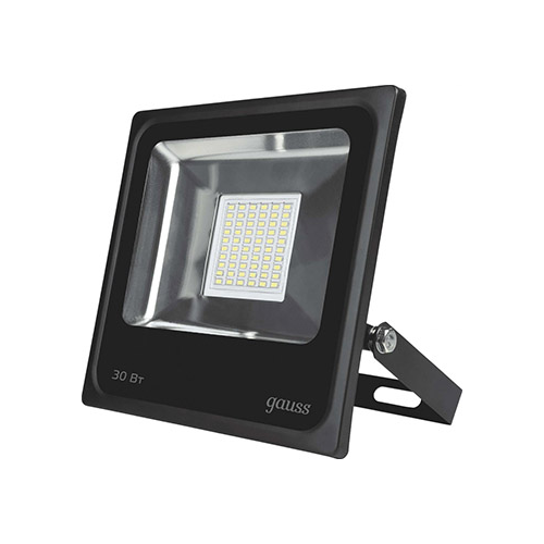 Прожектор светодиодный GAUSS Elementary 30W 2100lm IP65 6500К черный 613100330