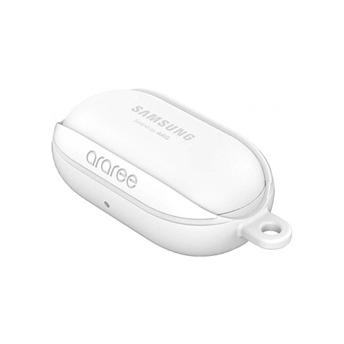 Силиконовый чехол Samsung araree Bean для Galaxy Buds Live белый (GP-R170KDFPBRE)