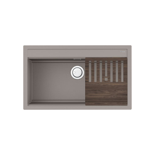 Кухонная мойка Omoikiri Kitagawa 86-LB-GR Artceramic Leningrad grey (4993796)