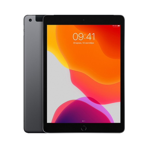 Планшет Apple iPad (2019) 10 2'' Wi-Fi + Cellular 32ГБ серый космос (MW6A2RU/A)