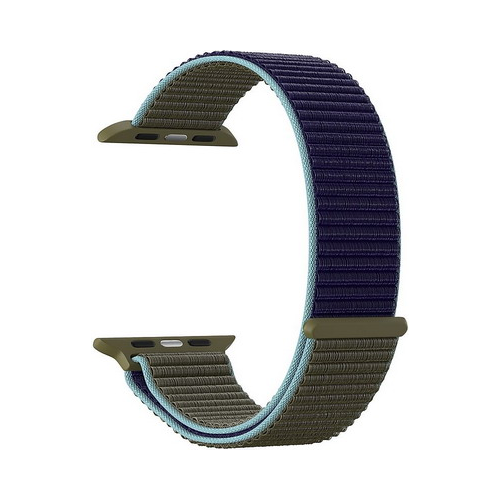 Ремешок для часов Lyambda для Apple Watch 42/44 mm VEGA DS-GN-02-44-46 Khaki-blue