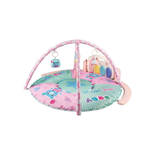 Коврик развивающий Amarobaby SPLENDID BEAR 95x95x45 (МЕДВЕДЬ) розовый AMARO-80O1-SB