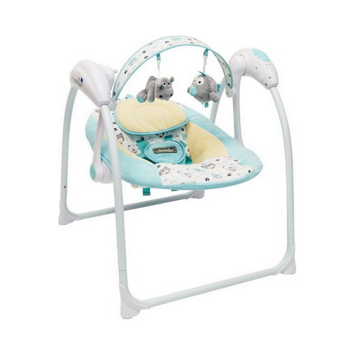Электрокачели Amarobaby Swinging Baby TURQUOISE (бирюзовый) AMARO-22SB-Bi