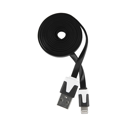 Кабель Red Line Плоский USB-8-pin для Apple черный